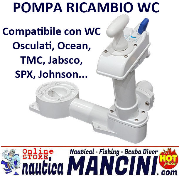 WC manuale Pompa Ricambio Completa