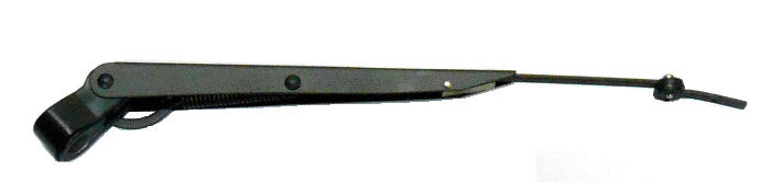 Braccio Tergicristallo Inox Nero innesto 7x3 regolabile 457/610 mm
