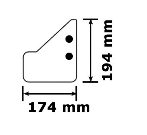 Pinne Stabilizzatrici per Motori Fuoribordo fino a 50 HP Bicilindrici