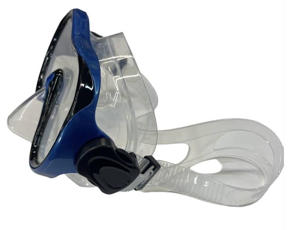 Maschera Adulto KRONOS LIGHT Silicone Trasparente Blu