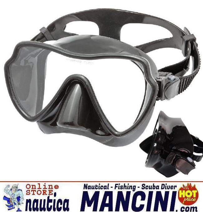 Maschera Adulto CICLOPE Silicone Nero