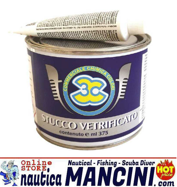 Stucco Vetrificato (vetroresina) 375 gr