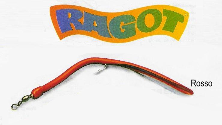 Anguillette artificiali RAGOT - Misura 1° / Colore Rosso+OFF.QT.
