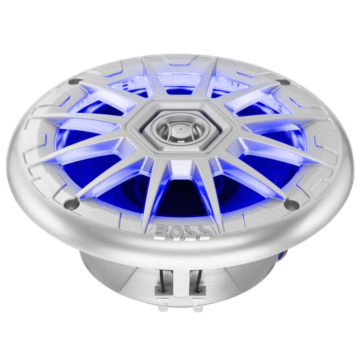 Altoparlanti/Casse WaterProof 2 Vie 200W - Diametro 197mm - Frequenze 70-20000 Hz - LED multicolor - BOSS-MARINE MRGB65